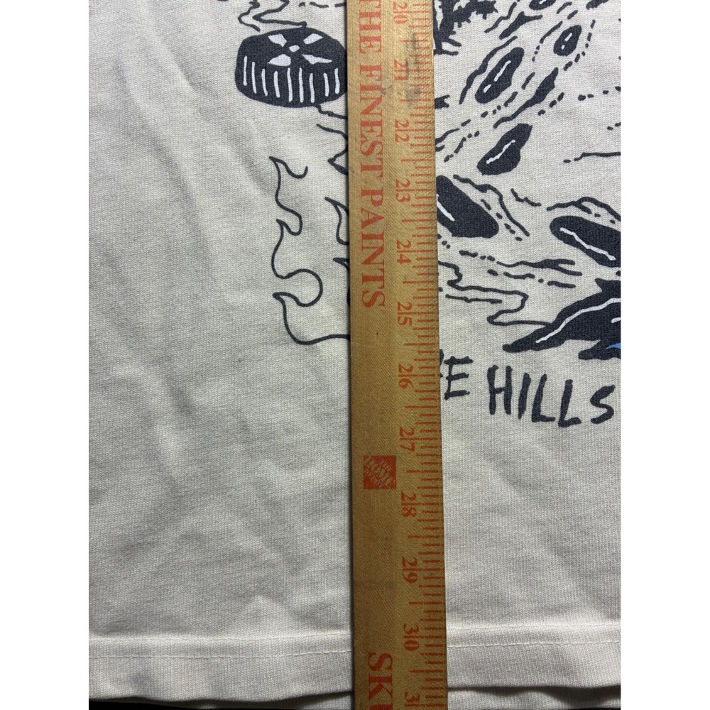 Warren‎ Lotas High Desert Grim Reaper Graphic T-Shirt Cream Mens XL View 5